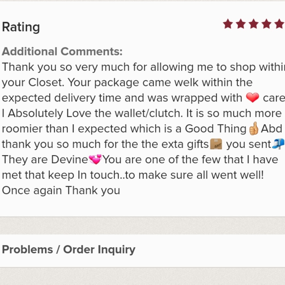 This is a customers review